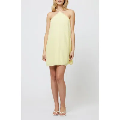 FRENCH CONNECTION FRENCH CONNECTION SUNBURST PLEATED GEORGETTE MINIDRESS