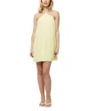 French Connection Sunburst Pleated Halter Mini Dress  Dresses In Cornsilk Yellow