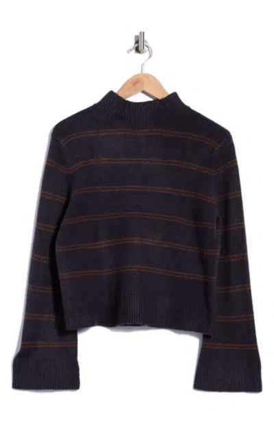 French Connection Suzie High Neck Sweater In Blue