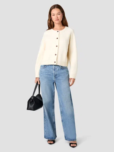 French Connection Suzie Knit Cozy Cardigan In Neutral