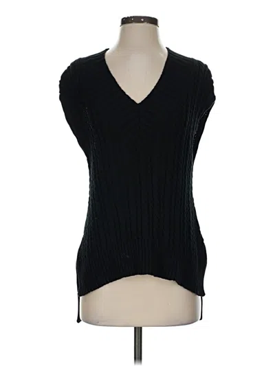 Pre-owned French Connection Sweater Vest In Black