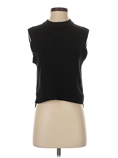 Pre-owned French Connection Sweater Vest In Black