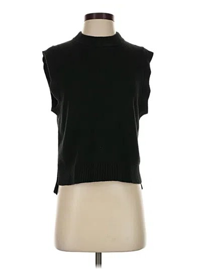 Pre-owned French Connection Sweater Vest In Black