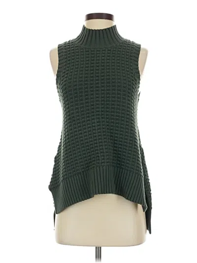 Pre-owned French Connection Sweater Vest In Green
