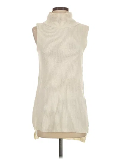 Pre-owned French Connection Sweater Vest In Ivory
