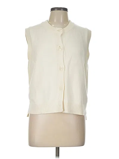Pre-owned French Connection Sweater Vest In Ivory