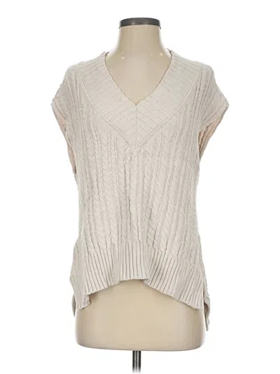 Pre-owned French Connection Sweater Vest In Ivory