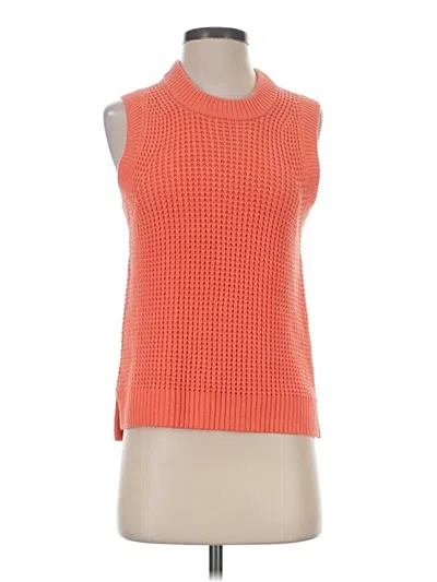 Pre-owned French Connection Sweater Vest In Orange