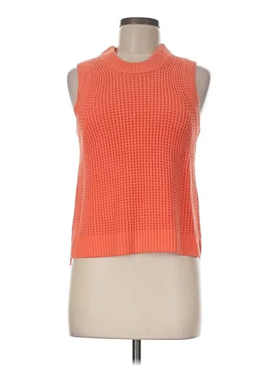 Pre-owned French Connection Sweater Vest In Orange