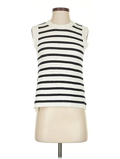 Pre-owned French Connection Sweater Vest In White
