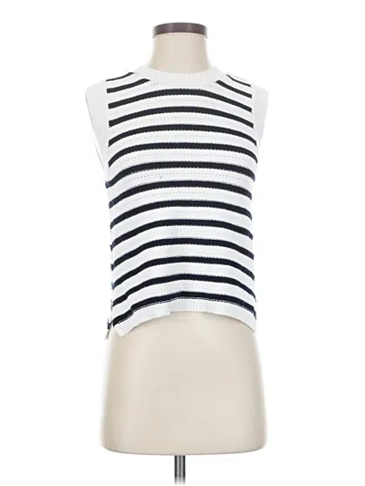 Pre-owned French Connection Sweater Vest In White