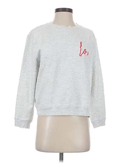 Pre-owned French Connection Sweatshirt In Silver