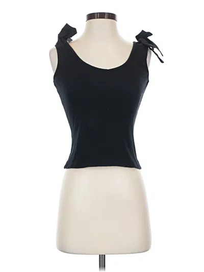 Pre-owned French Connection Tank Top Black Strapless Neckline Tops