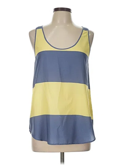 Pre-owned French Connection Tank Top Blue Halter Neckline Tops