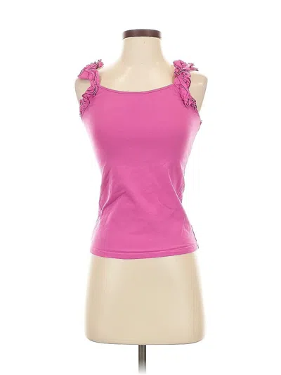 Pre-owned French Connection Tank Top Pink Sweetheart Neckline Tops
