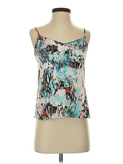 Pre-owned French Connection Tank Top Teal Strapless Neckline Tops
