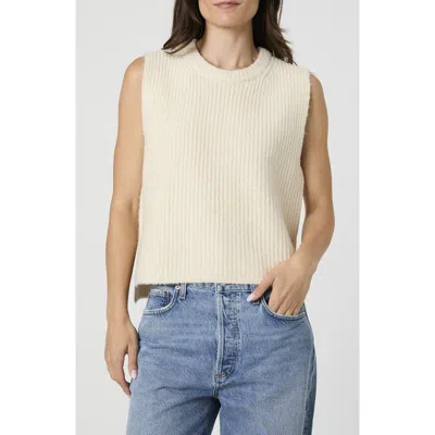 French Connection Teddy Sweater Vest In White