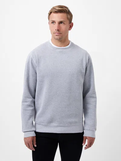 French Connection Textured Crew Sweatshirt  Hoodies & Sweatshirts In Grey