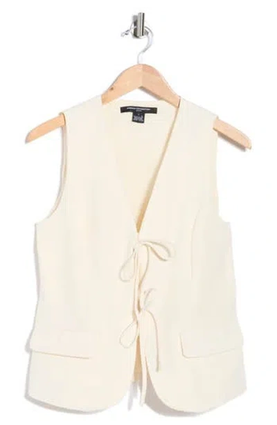 French Connection The Front Vest In Brown