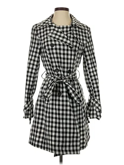 Pre-owned French Connection Trenchcoat In Black