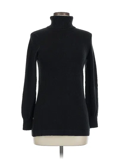 Pre-owned French Connection Turtleneck Sweater In Black