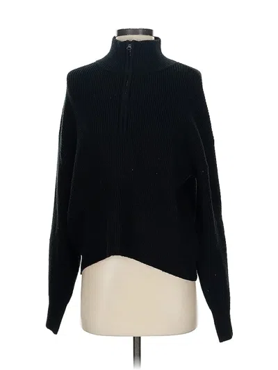 Pre-owned French Connection Turtleneck Sweater In Black