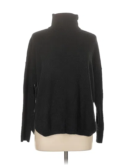 Pre-owned French Connection Turtleneck Sweater In Black