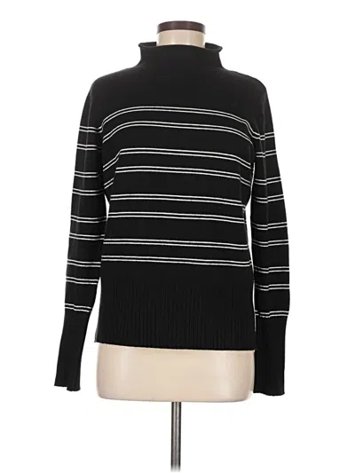 Pre-owned French Connection Turtleneck Sweater In Black