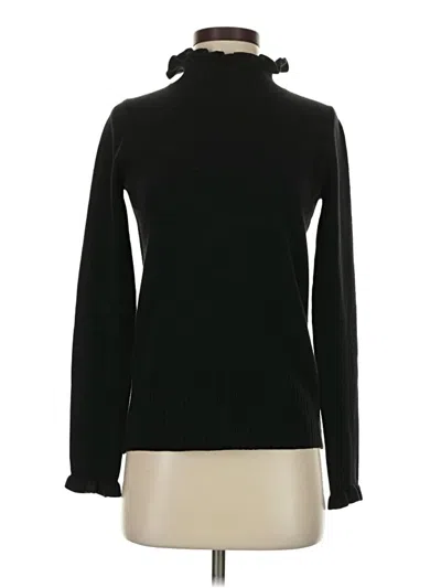 Pre-owned French Connection Turtleneck Sweater In Black