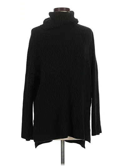Pre-owned French Connection Turtleneck Sweater In Black