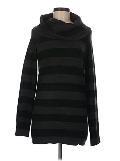 Pre-owned French Connection Turtleneck Sweater In Black