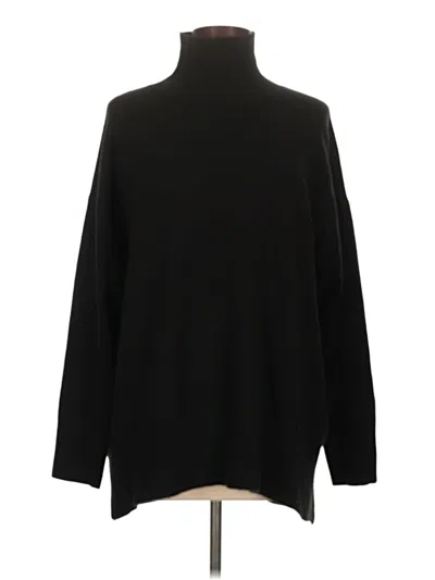 Pre-owned French Connection Turtleneck Sweater In Black