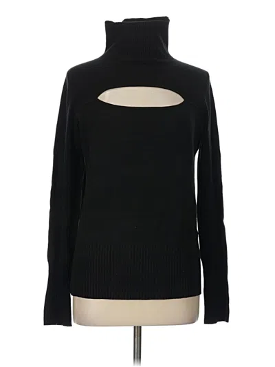 Pre-owned French Connection Turtleneck Sweater In Black