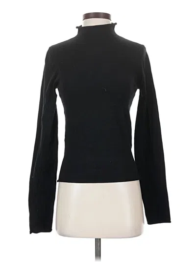 Pre-owned French Connection Turtleneck Sweater In Black