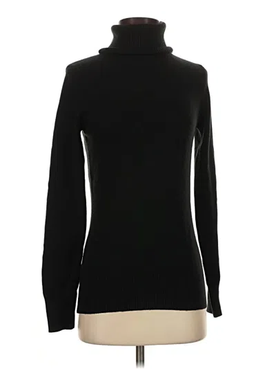 Pre-owned French Connection Turtleneck Sweater In Black