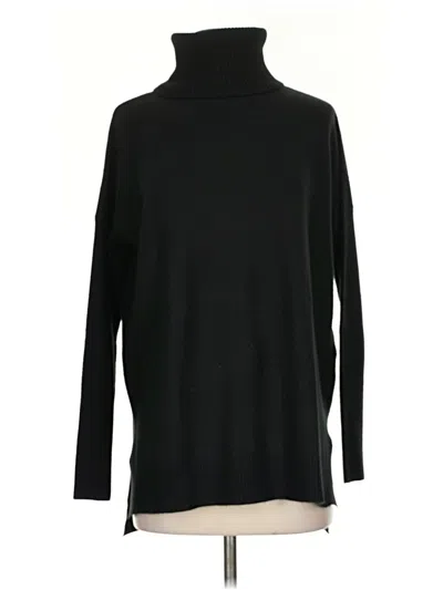Pre-owned French Connection Turtleneck Sweater In Black