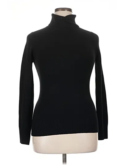 Pre-owned French Connection Turtleneck Sweater In Black