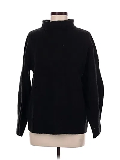 Pre-owned French Connection Turtleneck Sweater In Black