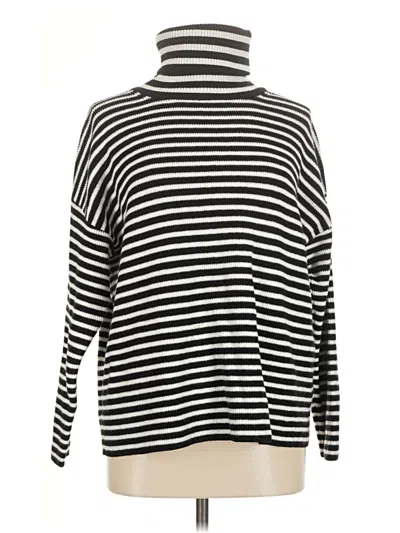 Pre-owned French Connection Turtleneck Sweater In Black