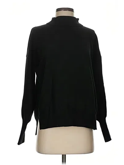 Pre-owned French Connection Turtleneck Sweater In Black