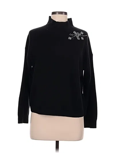 Pre-owned French Connection Turtleneck Sweater In Black