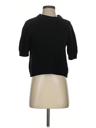 Pre-owned French Connection Turtleneck Sweater In Black