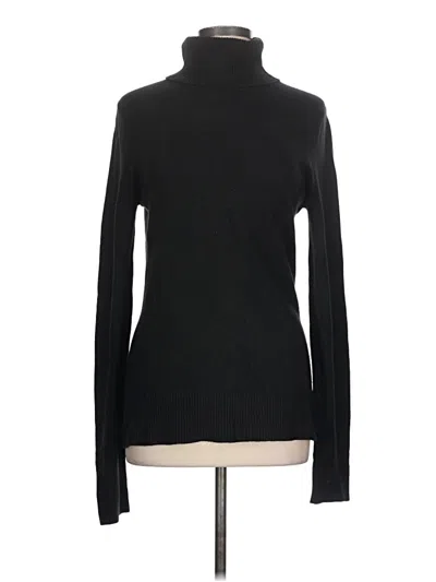 Pre-owned French Connection Turtleneck Sweater In Black