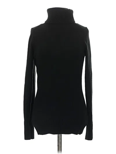 Pre-owned French Connection Turtleneck Sweater In Black