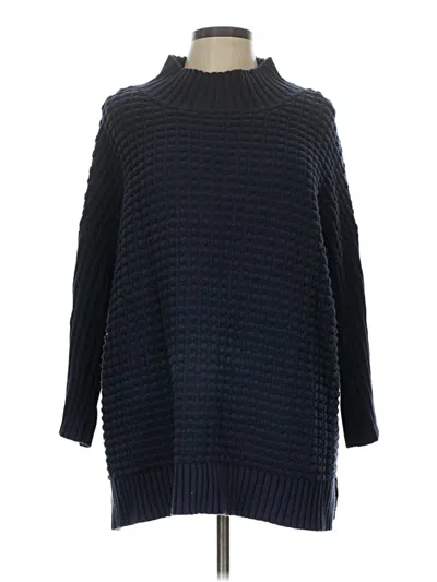 Pre-owned French Connection Turtleneck Sweater In Black