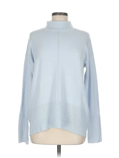 Pre-owned French Connection Turtleneck Sweater In Blue