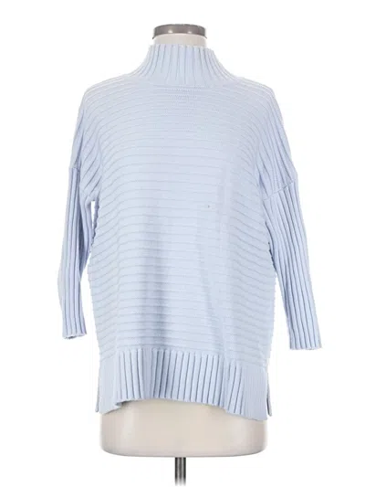 Pre-owned French Connection Turtleneck Sweater In Blue