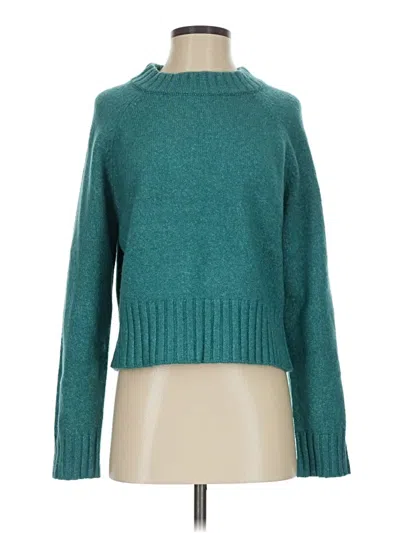 Pre-owned French Connection Turtleneck Sweater In Blue