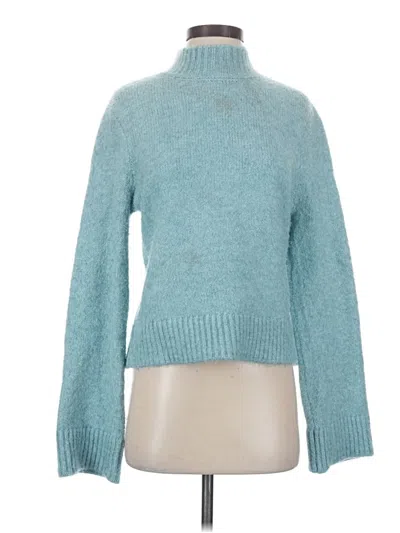 Pre-owned French Connection Turtleneck Sweater In Blue
