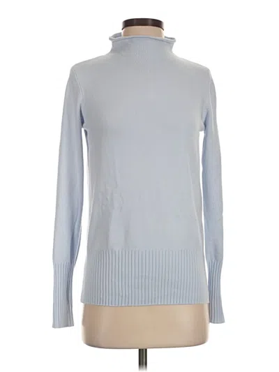 Pre-owned French Connection Turtleneck Sweater In Blue